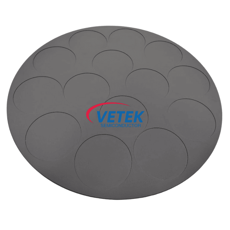 Glacadóir graifíte brataithe SiC le haghaidh ASM Glacadóir graifíte brataithe SiC le haghaidh ASM